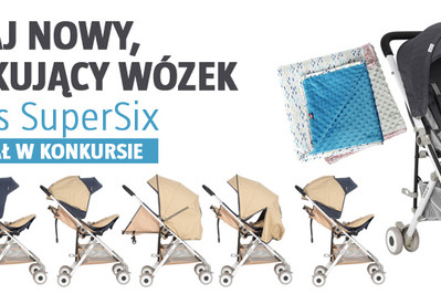 Konkurs: Wygraj nowoczesny wózek Amelis SuperSix dla swojego maluszka!