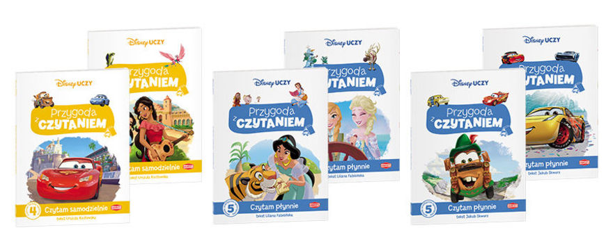 TESTOWANIE! Zostań recenzentką książek do nauki czytania z serii „Disney Uczy. Przygoda z Czytaniem”